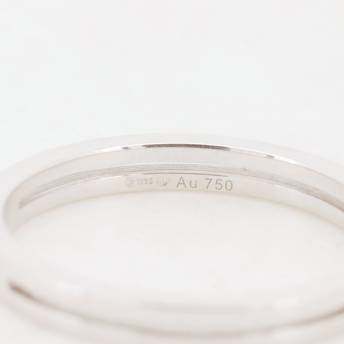 インフィニティ リング 指輪 9号 K18WG(18金 ホワイトゴールド) 質屋出品 インフィニティ リング 指輪 9号 K18WG(18金 ホワイトゴールド) 質屋出品