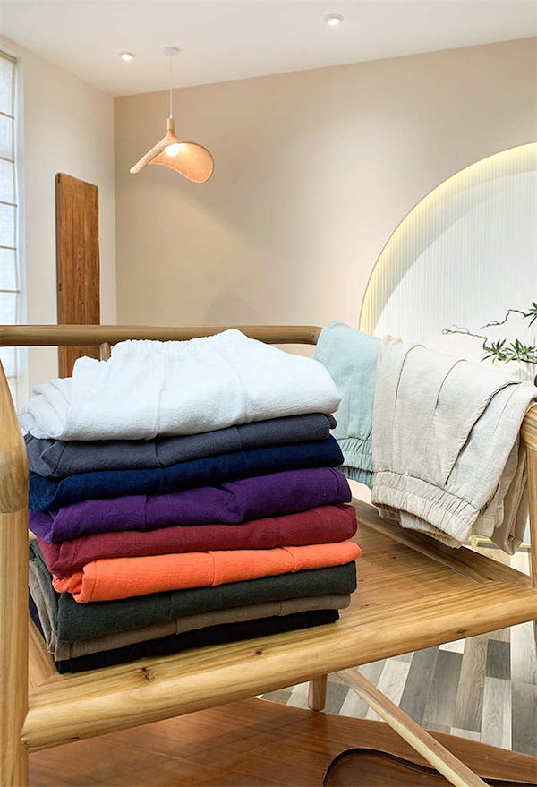 Qoo10] コットンリネン バルーンパンツ サルエル