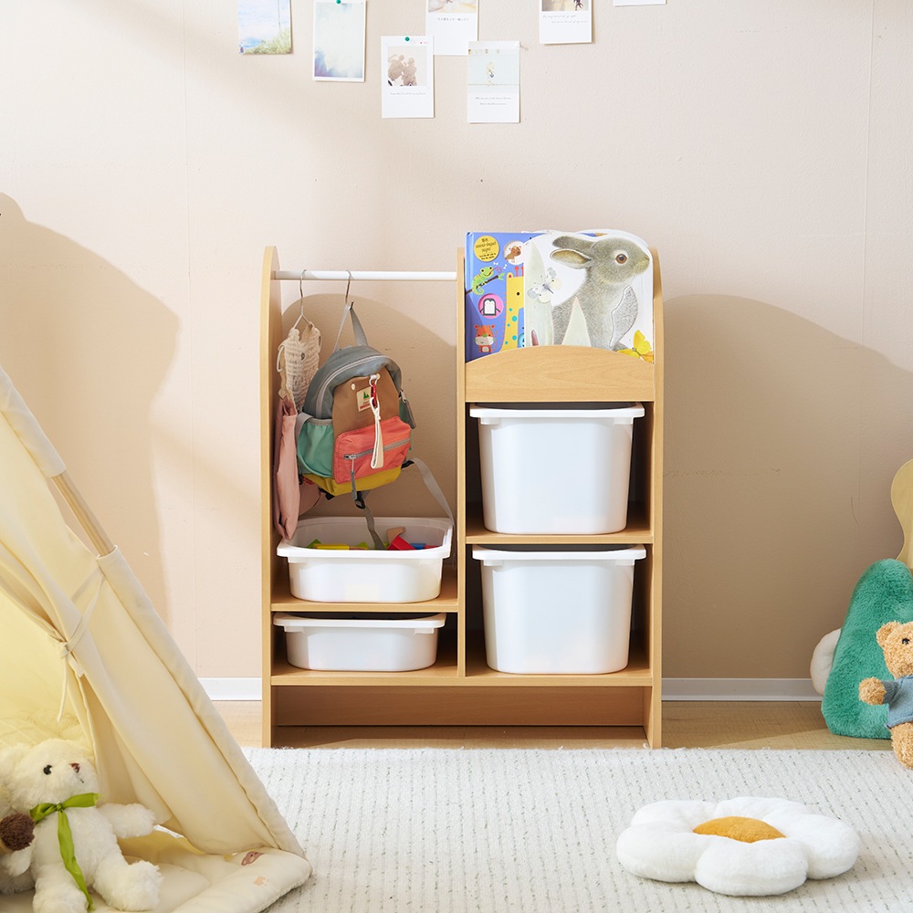 ロウヤ　玩具棚　本棚　オシャレ　おもちゃ入れ　木製　木製ラック　ハンガー　幼児 楽天市場】[大感謝祭開催中! 12/19 20:00-12/26 1:59] おもちゃ 収納