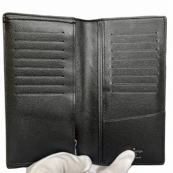 ルイヴィトン タイガ ポルトフォイユブラザ M30501 ノワール 長財布 2つ折り財布 【中古】