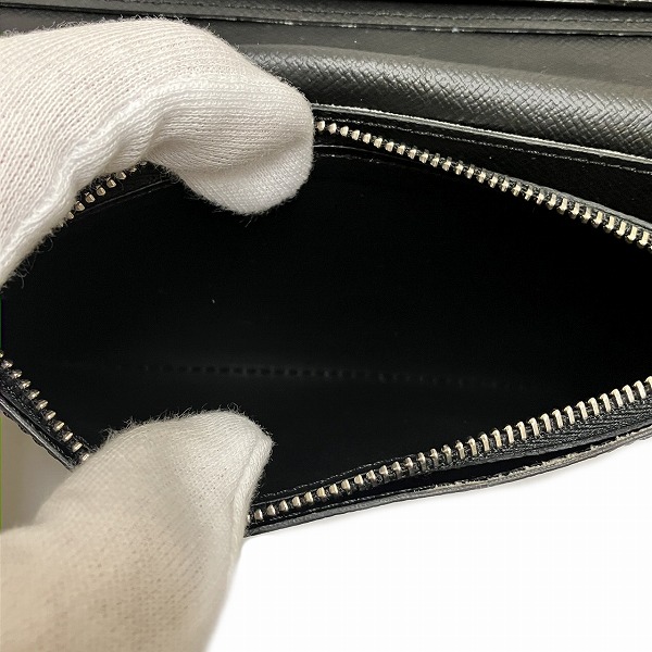 ルイヴィトン タイガ ポルトフォイユブラザ M30501 ノワール 長財布 2つ折り財布 【中古】