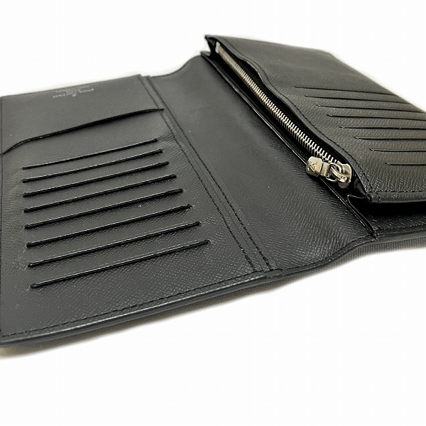 ルイヴィトン タイガ ポルトフォイユブラザ M30501 ノワール 長財布 2つ折り財布 【中古】