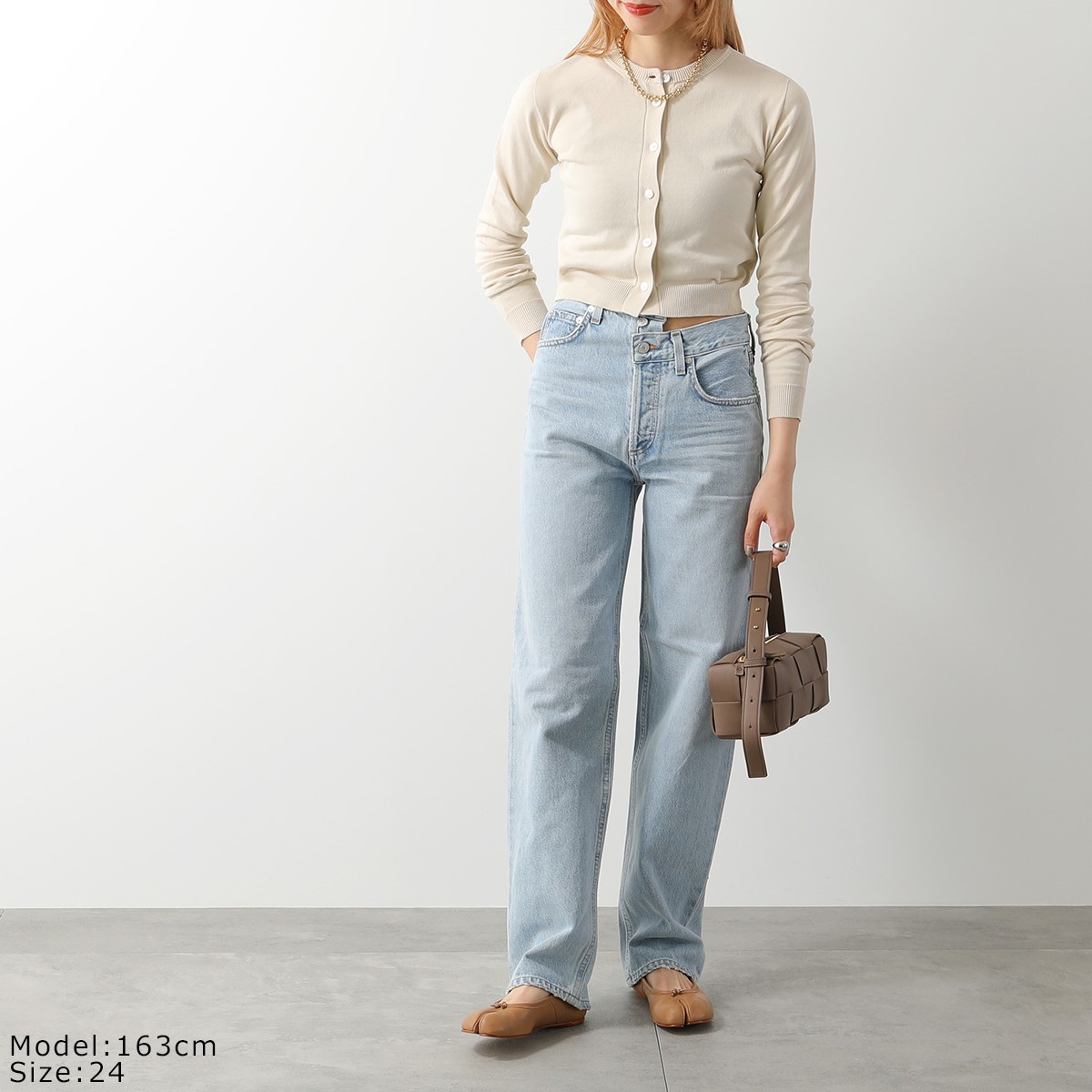 AGOLDE エーゴールドイー ジーンズ BROKEN WAISTBAND A9045-1141 レディース デニム ストレート カットアウト カットオフ SI AGOLDE エーゴールドイー ジーンズ BROKEN WAISTBAND A9045-1141 レディース デニム ストレート カットアウト カットオフ SI