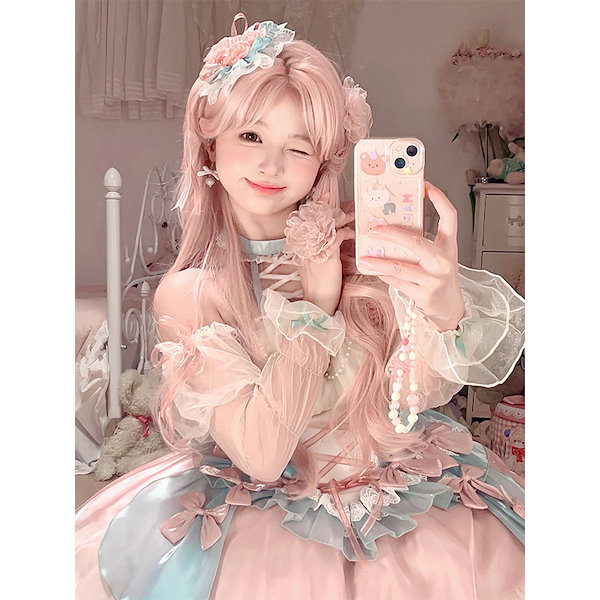 【10%off】9~11号ボレロ付フラワープリント ピンクドレス フリル付き 10%off】9~11号ボレロ付フラワープリント ピンクドレス フリル付き