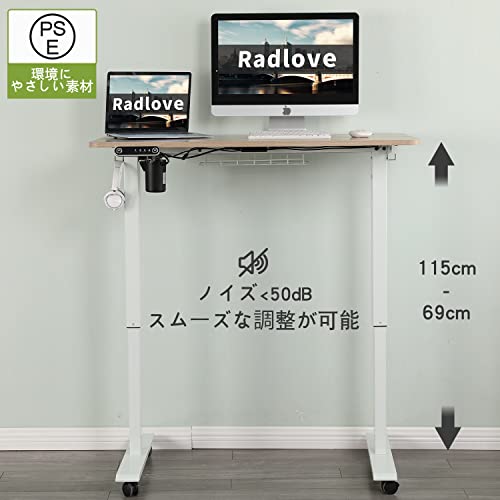 Radlove デスク 電動式 パソコンデスク ゲーミングデスク 机 電動昇降式スタンディングデスク パソコンラック PCデスク つくえ pcデスク 高さ調節可能 高さ調節メモリー機能付き 幅110C Radlove デスク 電動式 パソコンデスク ゲーミングデスク 机 電動昇降式スタンディングデスク パソコンラック PCデスク つくえ pcデスク 高さ調節可能 高さ調節メモリー機能付き 幅110C