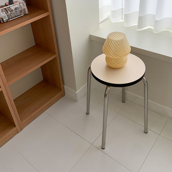 Qoo10] Ogre ステンレスカラースツール 韓国インテリア