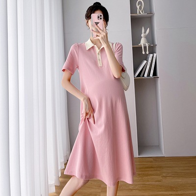 【日本未発売/送料無料】マタニティ ワンピース 襟付き ポロシャツワンピース 全5色 Aライン 【日本未発売/送料無料】マタニティ ワンピース 襟付き ポロシャツワンピース 全5色 Aライン