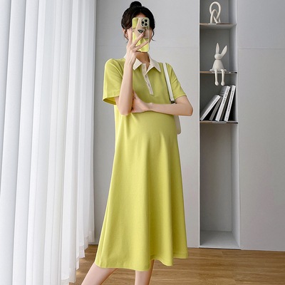 【日本未発売/送料無料】マタニティ ワンピース 襟付き ポロシャツワンピース 全5色 Aライン 【日本未発売/送料無料】マタニティ ワンピース 襟付き ポロシャツワンピース 全5色 Aライン