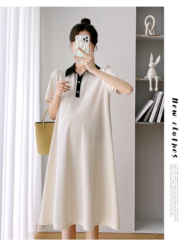【日本未発売/送料無料】マタニティ ワンピース 襟付き ポロシャツワンピース 全5色 Aライン 【日本未発売/送料無料】マタニティ ワンピース 襟付き ポロシャツワンピース 全5色 Aライン