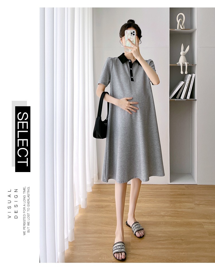 【日本未発売/送料無料】マタニティ ワンピース 襟付き ポロシャツワンピース 全5色 Aライン 【日本未発売/送料無料】マタニティ ワンピース 襟付き ポロシャツワンピース 全5色 Aライン