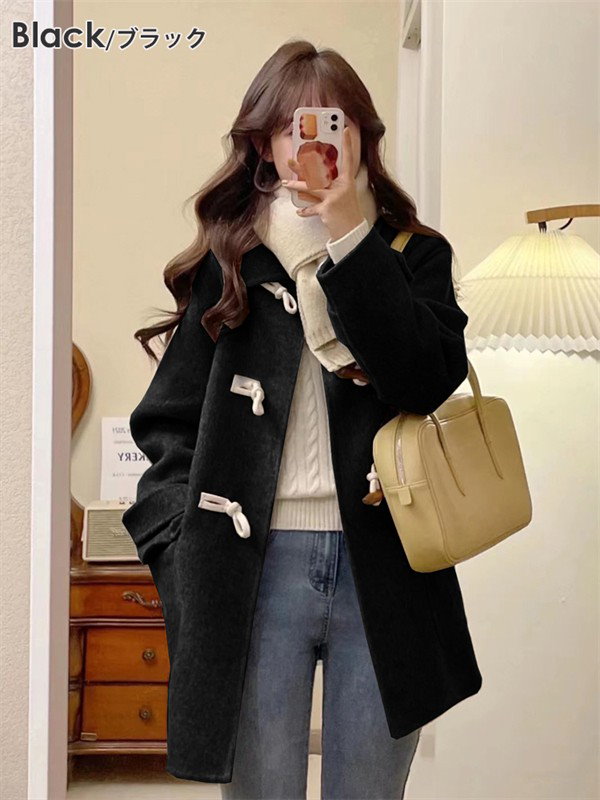 2023.11月購入 美品 DENHAM ダッフルコート 黒 DENHAM 麻布台ヒルズ 2023年11月24日(金)グランドオープン