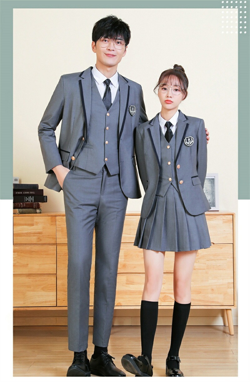 スーツセット 学生 学生服 セット ジャケット シャツ ベスト スーツパンツ 2点 3点 4点 高校生 中学生 女子高生 スーツ 通勤 通学 女子用 JK 学校 制服 ユニセックス 黒 灰 スーツセット 学生 学生服 セット ジャケット シャツ ベスト スーツパンツ 2点 3点 4点 高校生 中学生 女子高生 スーツ 通勤 通学 女子用 JK 学校 制服 ユニセックス 黒 灰