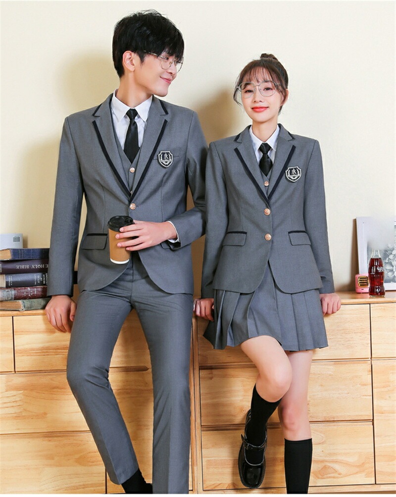 スーツセット 学生 学生服 セット ジャケット シャツ ベスト スーツパンツ 2点 3点 4点 高校生 中学生 女子高生 スーツ 通勤 通学 女子用 JK 学校 制服 ユニセックス 黒 灰 スーツセット 学生 学生服 セット ジャケット シャツ ベスト スーツパンツ 2点 3点 4点 高校生 中学生 女子高生 スーツ 通勤 通学 女子用 JK 学校 制服 ユニセックス 黒 灰