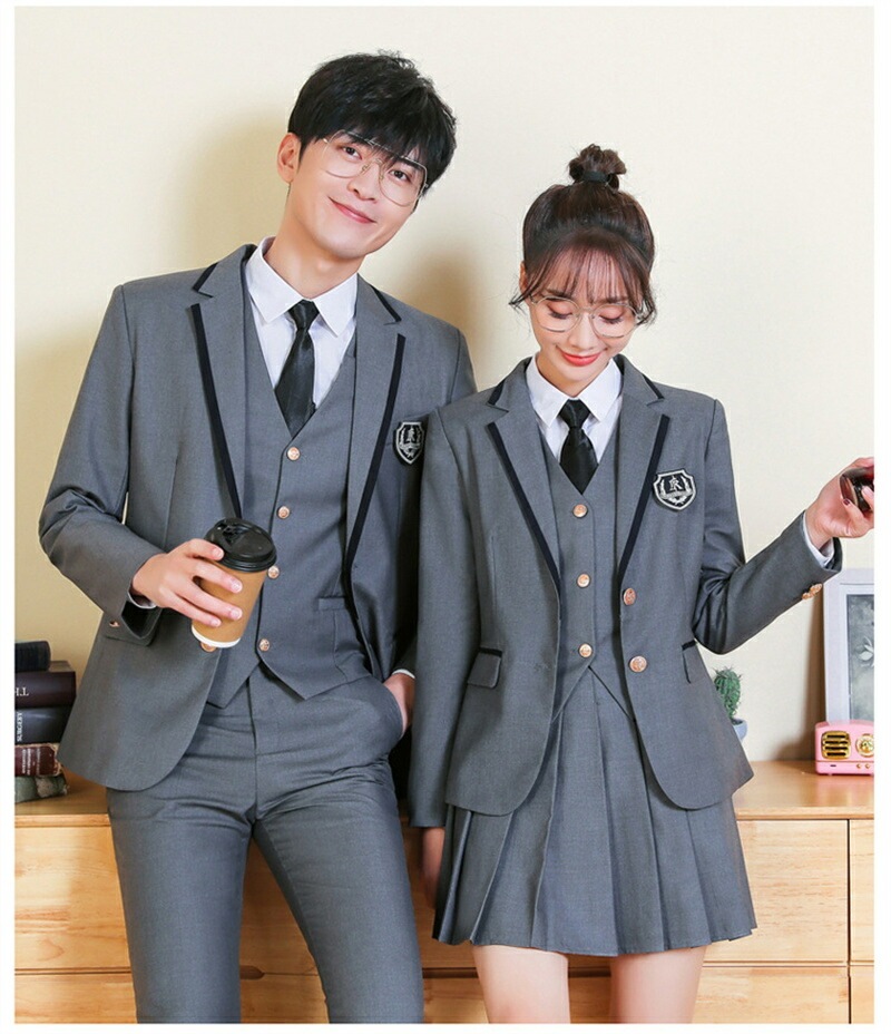 スーツセット 学生 学生服 セット ジャケット シャツ ベスト スーツパンツ 2点 3点 4点 高校生 中学生 女子高生 スーツ 通勤 通学 女子用 JK 学校 制服 ユニセックス 黒 灰 スーツセット 学生 学生服 セット ジャケット シャツ ベスト スーツパンツ 2点 3点 4点 高校生 中学生 女子高生 スーツ 通勤 通学 女子用 JK 学校 制服 ユニセックス 黒 灰