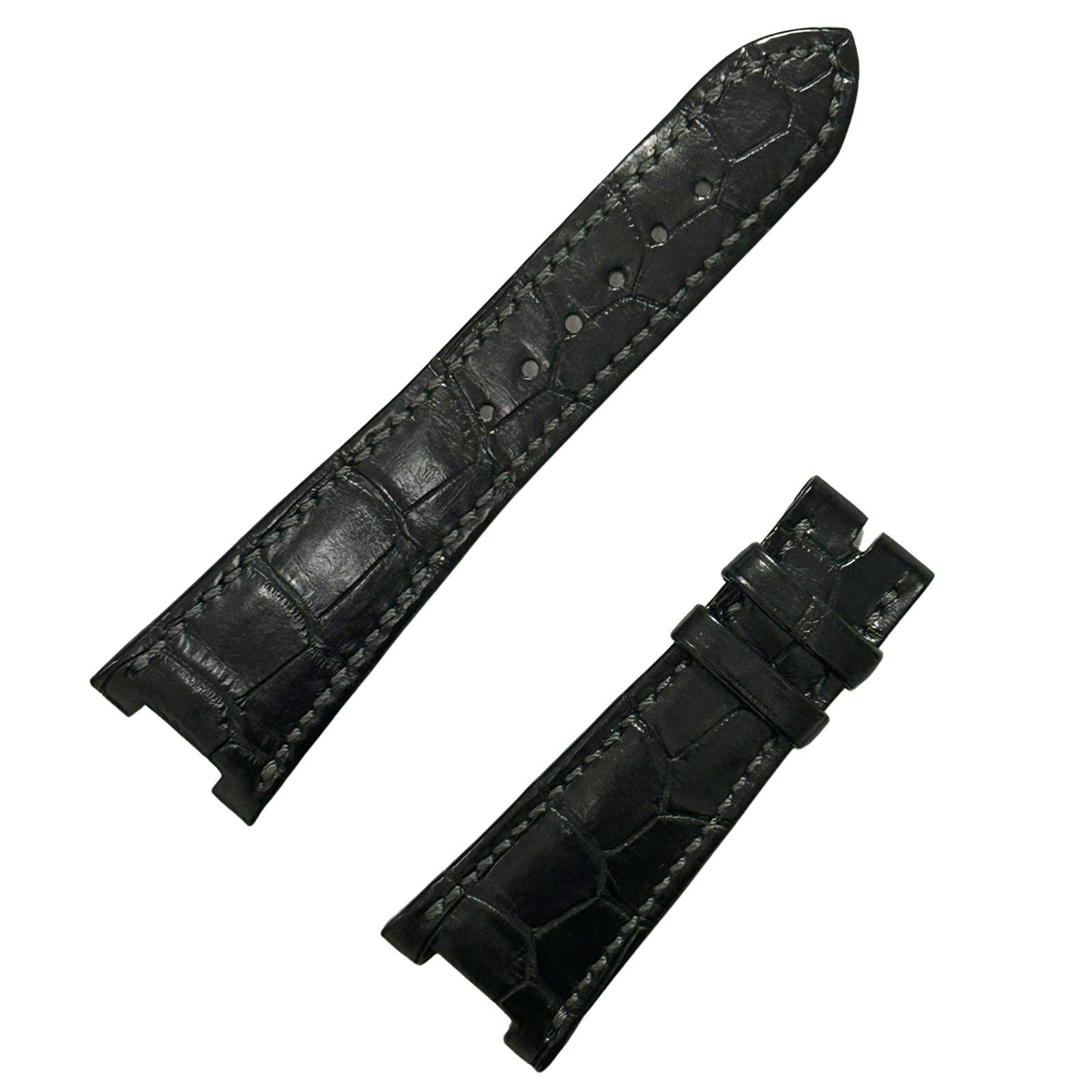 Patek Philippe 純正　レザーベルト ブラック パテックフィリップ 純正 レザーベルト ブラック メンズ 時計ベルト