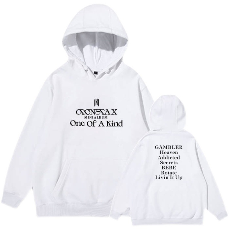 Monsta X アルバム ワン オブ ア カインド サポート フード付きジャケット プラス フリース ルーズ セーター Monsta X アルバム ワン オブ ア カインド サポート フード付きジャケット プラス フリース ルーズ セーター