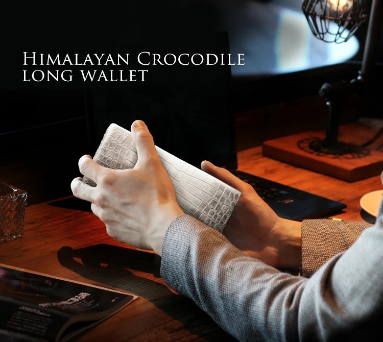 ヒマラヤクロコダイルレザー長財布日本製無双 ヒマラヤクロコダイルレザー長財布日本製無双