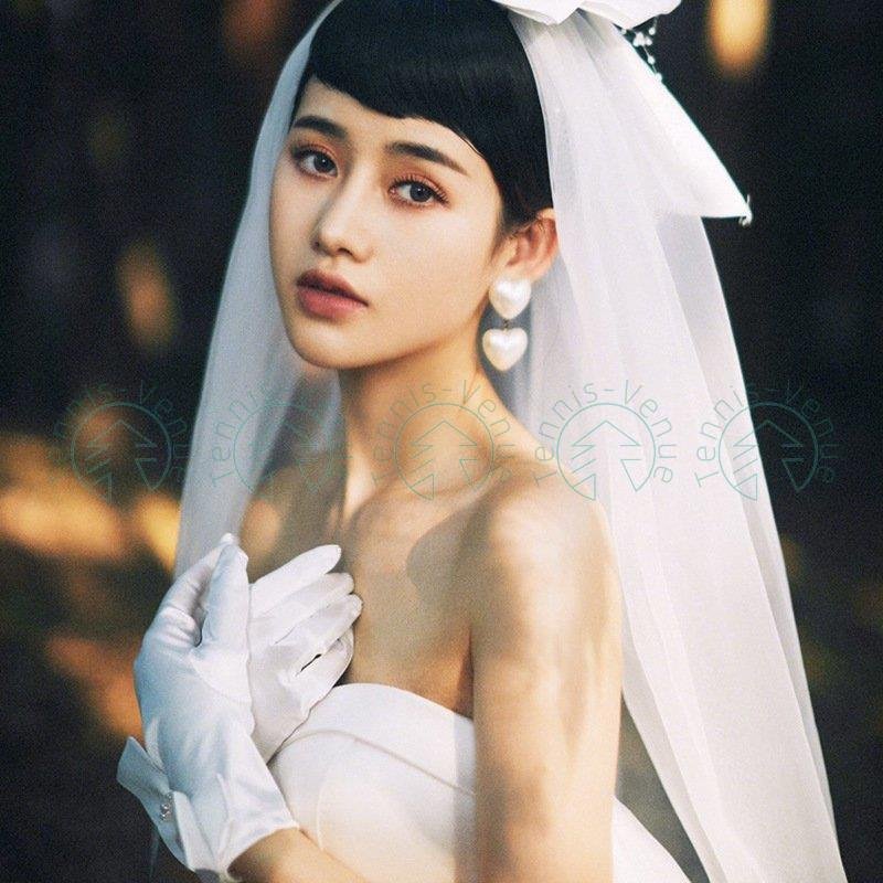 ウエディングドレス チュールスカート ホワイト ビスチェ 花嫁 結婚式 二次会 パーティードレス ブ