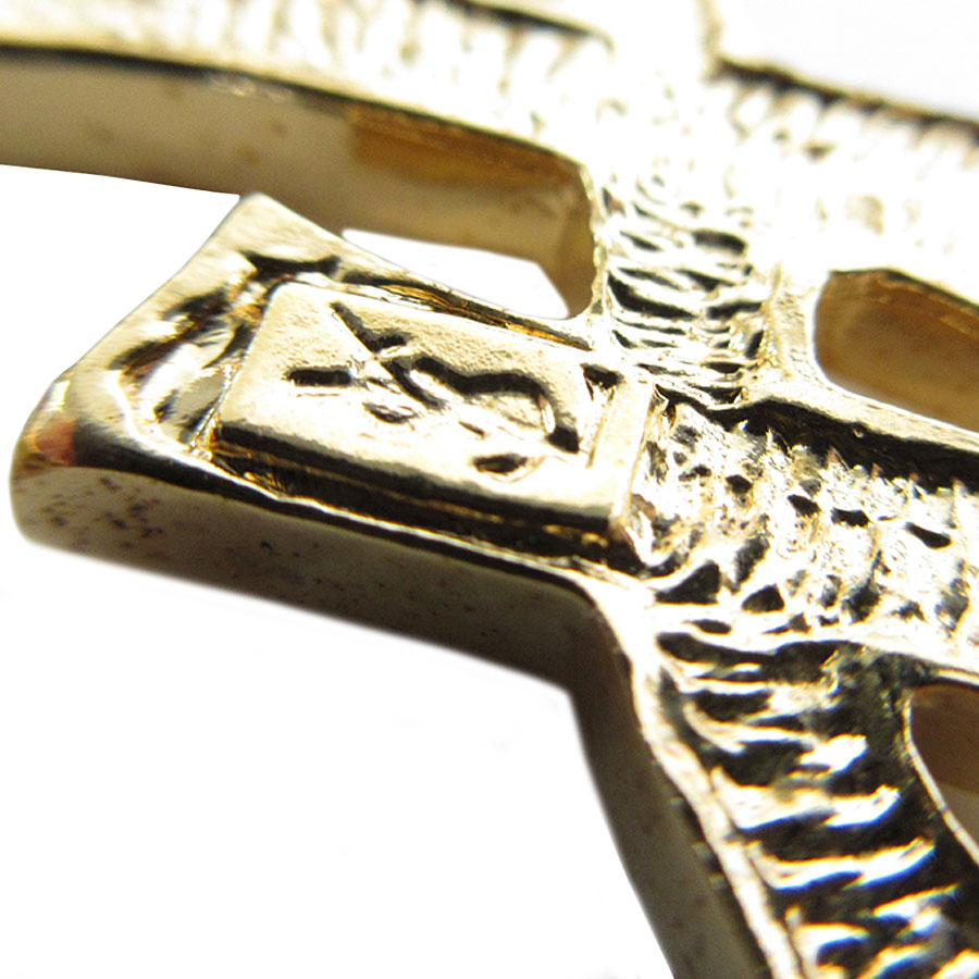 イヴ サンローラン YVES SAINT LAURENT ブローチ YSL ロゴ メタル