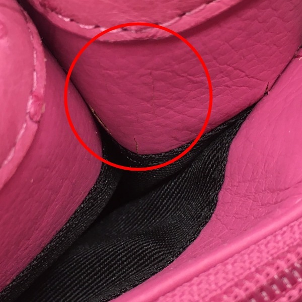 JNH-2750A 2wayバッグ TOPファスナー ショルダーバッグ rose　ピンク