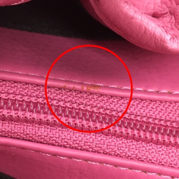 JNH-2750A 2wayバッグ TOPファスナー ショルダーバッグ rose　ピンク