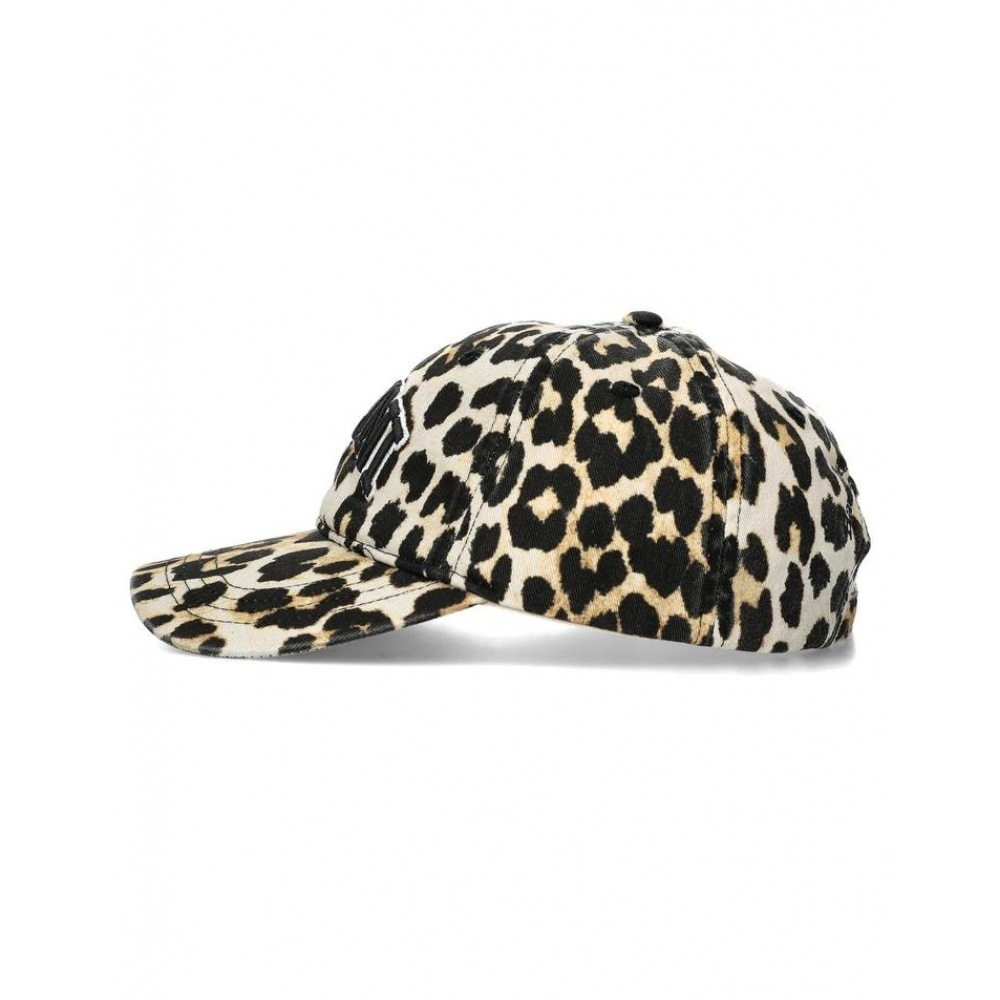 Ganni レオパード ボールキャップ A6898 943