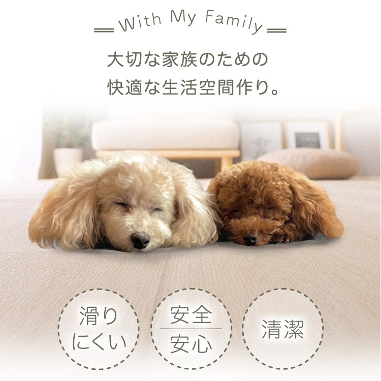 ペット向け防滑ラグマット 180×240cm ペット向け防滑ラグマット 180×240cm