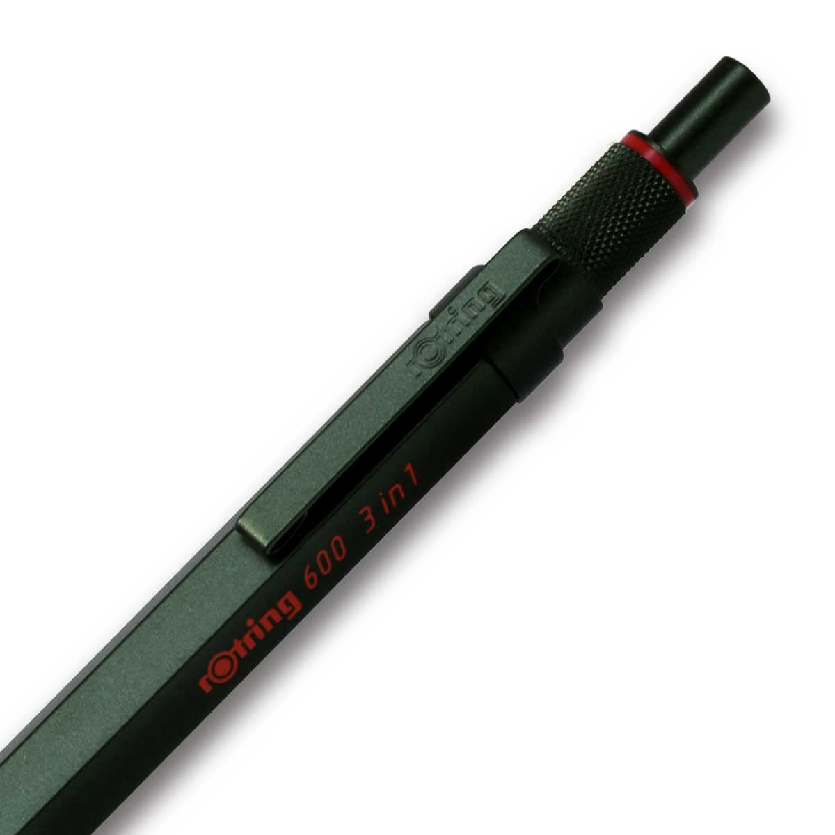 ロットリング(Rotring) マルチペン カモフラージュグリーン 600 3in1 2159368 rOtring シャーペン 高級筆記具 文房具 ドイツ製 製図 ペン プロ用 ボールペン