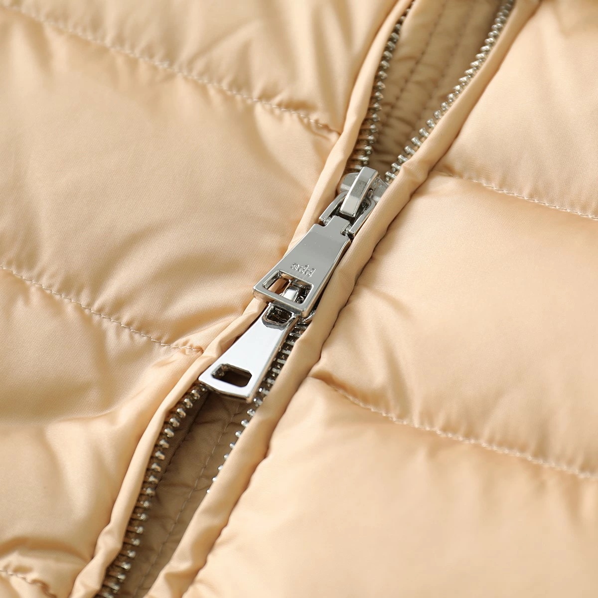 add エーディーディー ダウンコート 6AW002 レディース ナイロン フード付き メタルロゴ スタンドネック ハイネック カラー2色