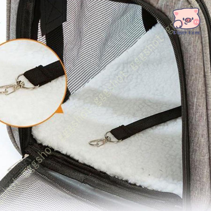 ペット キャバッグ 猫用 犬用 リュック メッシュ窓 ショル 大型猫用 小型犬 うさぎ用 折り 手提げキャバッグ 通気性 臭気がない 広々空間
