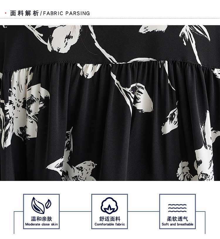 25大きいサイズゆったりインクプリントシフォンシャツ 「ファットガール」 25大きいサイズゆったりインクプリントシフォンシャツ 「ファットガール」