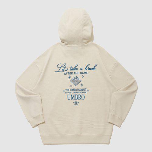 [25 S/S] レイトチェックアウトワッフルフード付きTシャツ UQ221CHD49_3