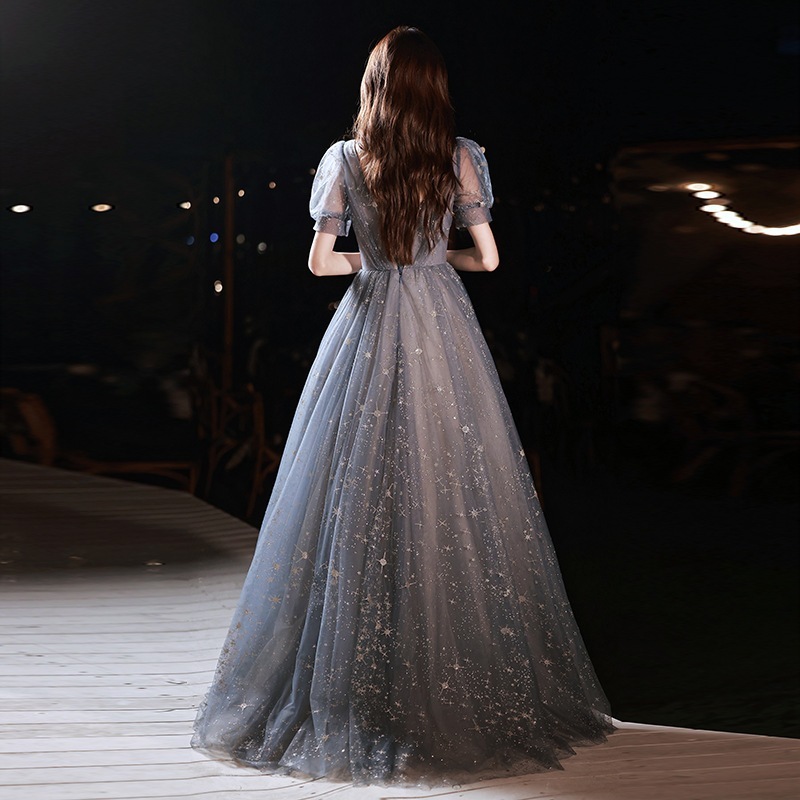 2024新作 気質 花嫁ロングドレス結婚式ワンピース発表会 ドレスドレス ウェディングドレス成人式_3