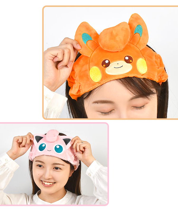 Qoo10] ブランドなし ヘアバンド ポケモン 洗顔 キャラクター