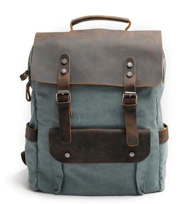 再入荷低価 Leather backpacks : MUCHUAN Vintage wate : メンズバッグ・シューズ・小物 超特価お得