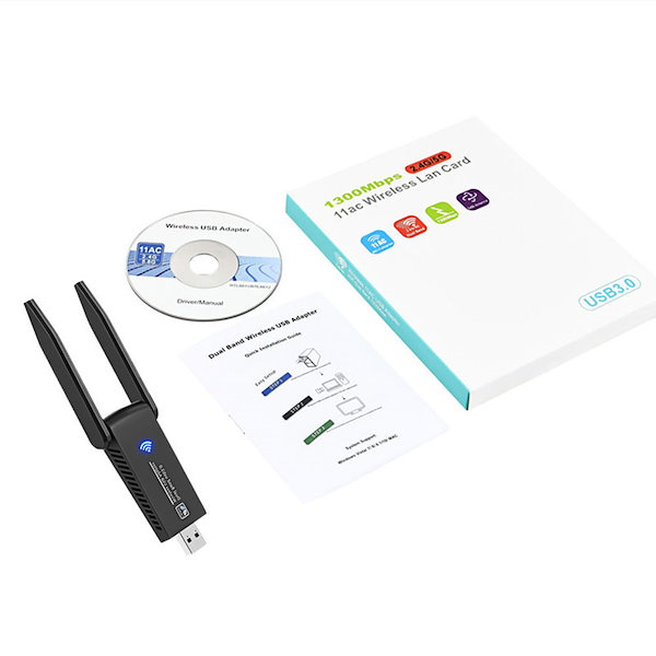 Qoo10] WiFi 無線LAN 子機 USB3.0