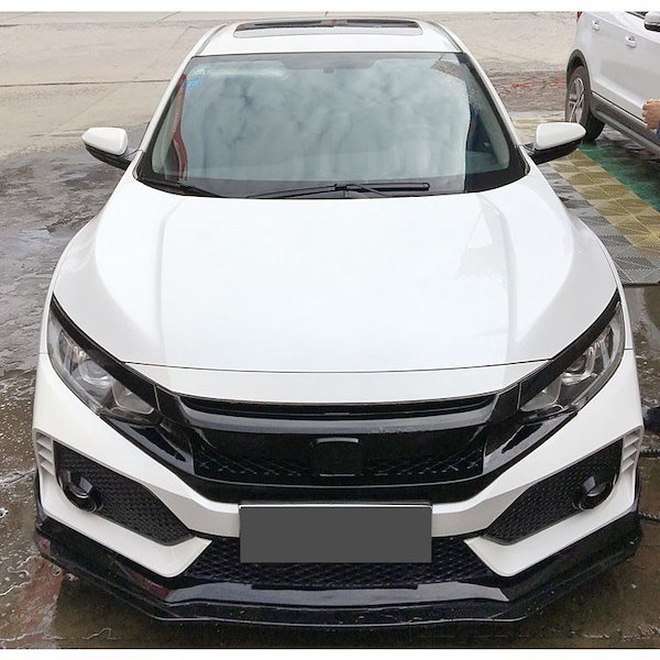 シビック タイプR FK8 フロントグリルガーニッシュ 無限 FK8 シビック