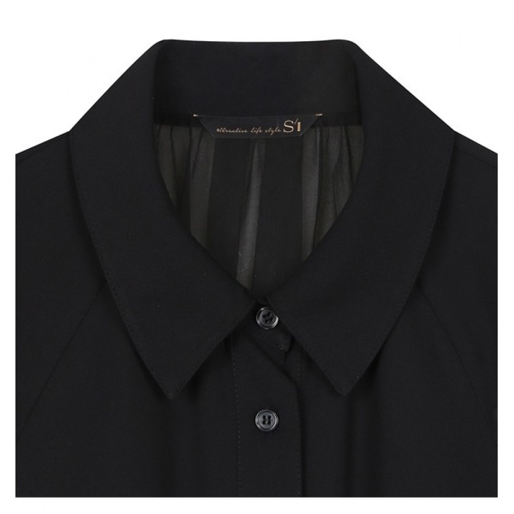 [C] バックシースルーロングブラウス (SGBAD2453)