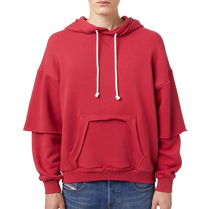 【XS】=レディースL~XL相当 プルオーバースウェットパーカー ユニセックス S-OBER レイヤード風 ビッグシルエット die-m-t-e8-366 【XS】=レディースL~XL相当 プルオーバースウェットパーカー ユニセックス S-OBER レイヤード風 ビッグシルエット die-m-t-e8-366