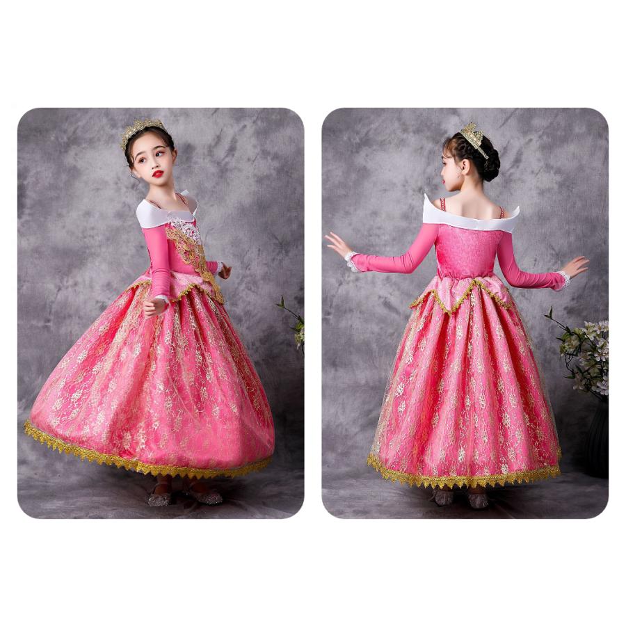 2点で11o円OFF!【本日限定】2024新作先行発売オーロラ姫 ドレス 子供 コスプレ 衣装 豪華7点 セット ( ドレス ティアラ ステッキ ネックレス イヤリング 指輪 ブレスレット) 100 2点で11o円OFF!【本日限定】2024新作先行発売オーロラ姫 ドレス 子供 コスプレ 衣装 豪華7点 セット ( ドレス ティアラ ステッキ ネックレス イヤリング 指輪 ブレスレット) 100