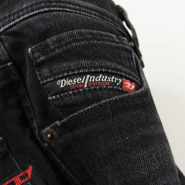 デニムショートパンツ レディース DE-LYLA-SHORT ワンポイントロゴ刺繍 美ストレッチ die-l-p-f8-6ca_4