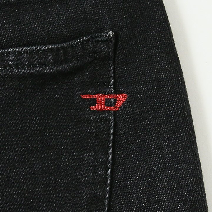 デニムショートパンツ レディース DE-LYLA-SHORT ワンポイントロゴ刺繍 美ストレッチ die-l-p-f8-6ca_6