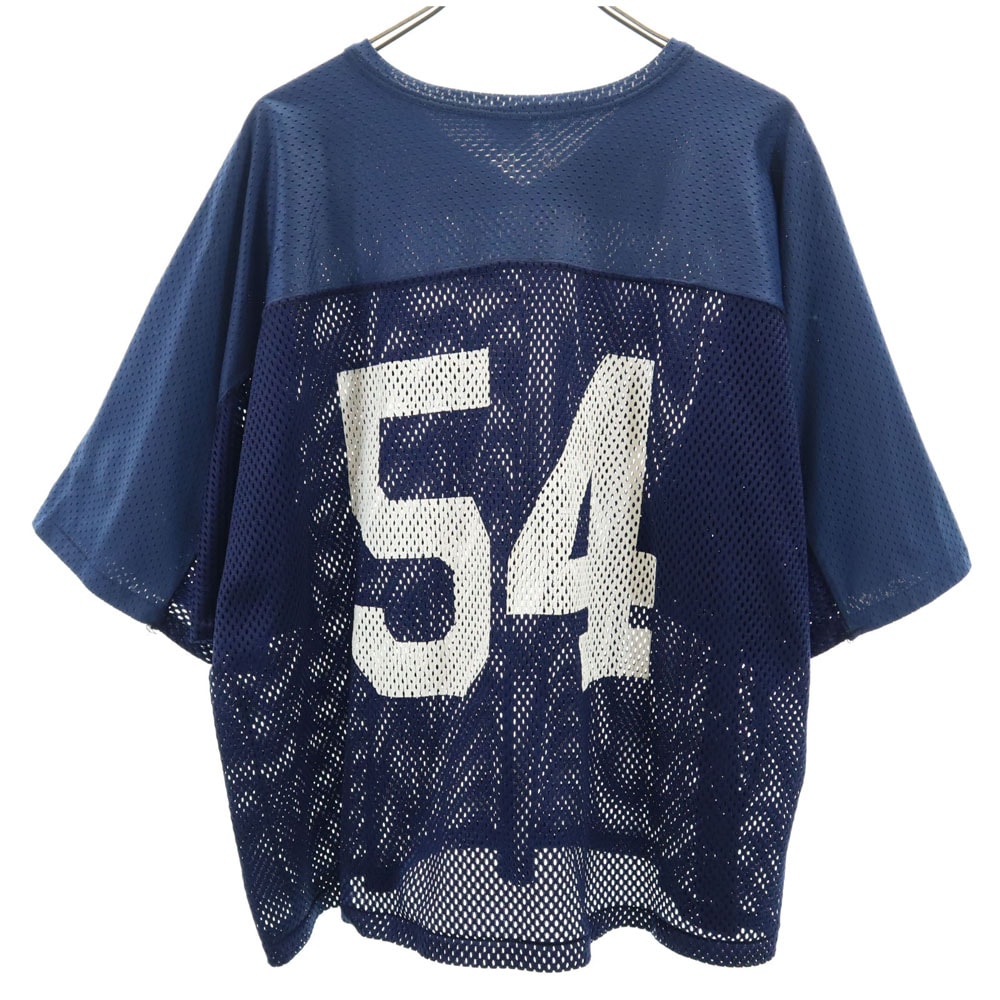 GUNTHERS 90s オールド 半袖 ゲーム シャツ XXL ネイビー メッシュ