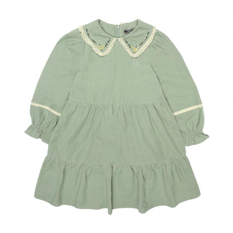 ヘジスキッズ フォレスト コーデュロイワンピース_ミント ヘジスキッズ フォレスト コーデュロイワンピース_ミント