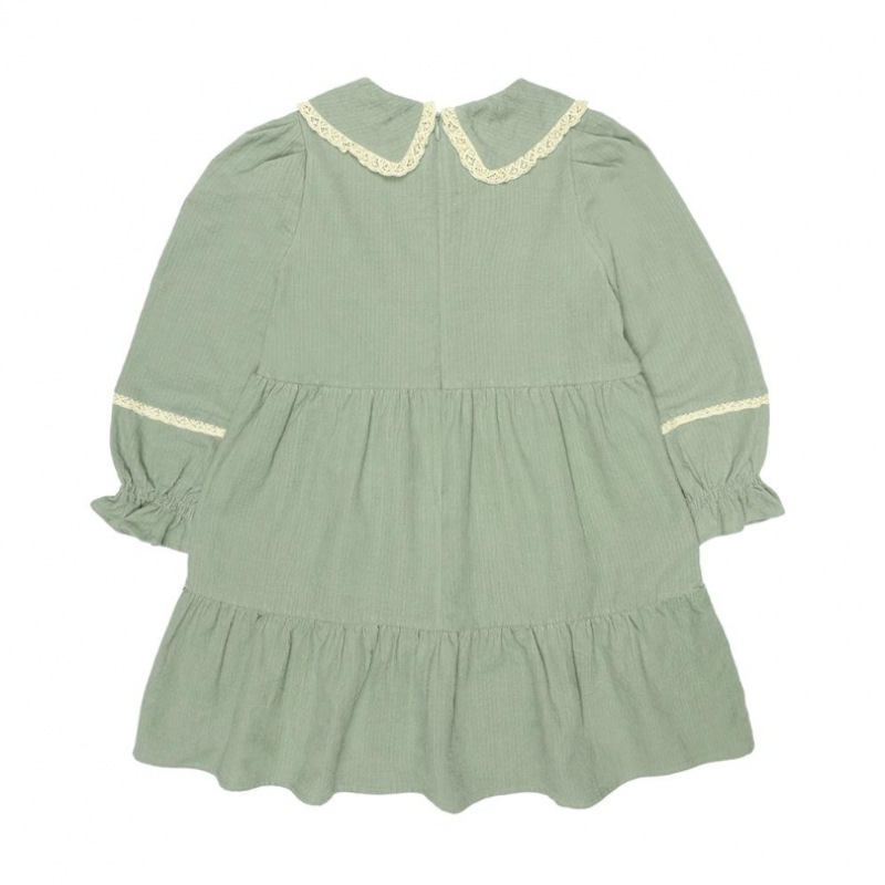 ヘジスキッズ フォレスト コーデュロイワンピース_ミント ヘジスキッズ フォレスト コーデュロイワンピース_ミント