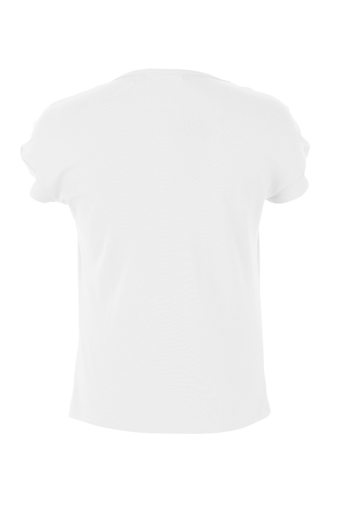 【CERRIC】 TWIST ROUND HALF TOP : WHITE