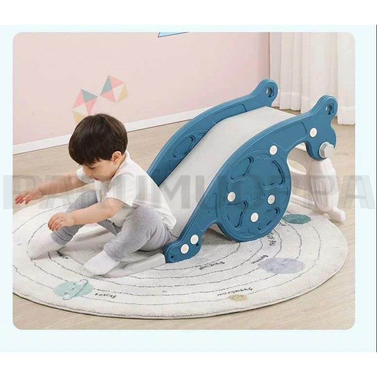 [即納 限時割!引!]すべり台 滑り台 木馬 3in1 乗り物 乗用 バスケットゴール コンパクト 室内 室外 室内遊具 屋外遊具 赤ちゃん ベビー 幼児 子供 誕 プレゼント 女 男子