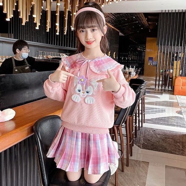 Qoo10] リーナベル 子供服 パーカー スカート