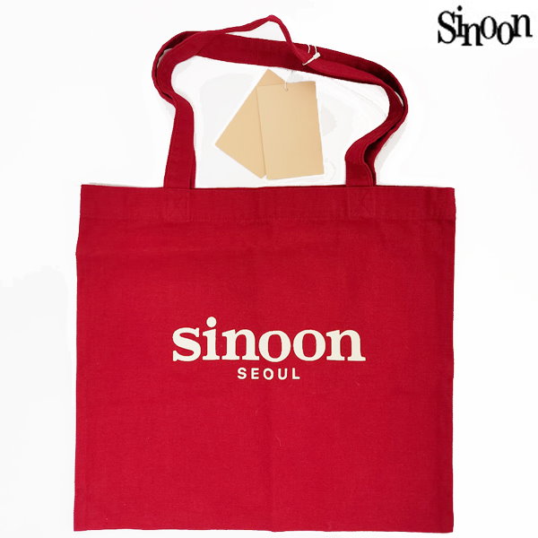 【Sinoon】25SS/人気トートバッグ/送料税込 ★ Logo Tote Bag ★ sinoon】Logo Lace Eco Bag (sinoon/トートバッグ) 113715113