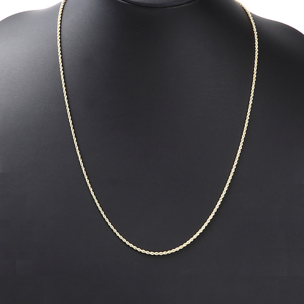 K18 ネックレス ロープ チェーン 60cm ゴールド レディース メンズ18金 18k 人気 プ